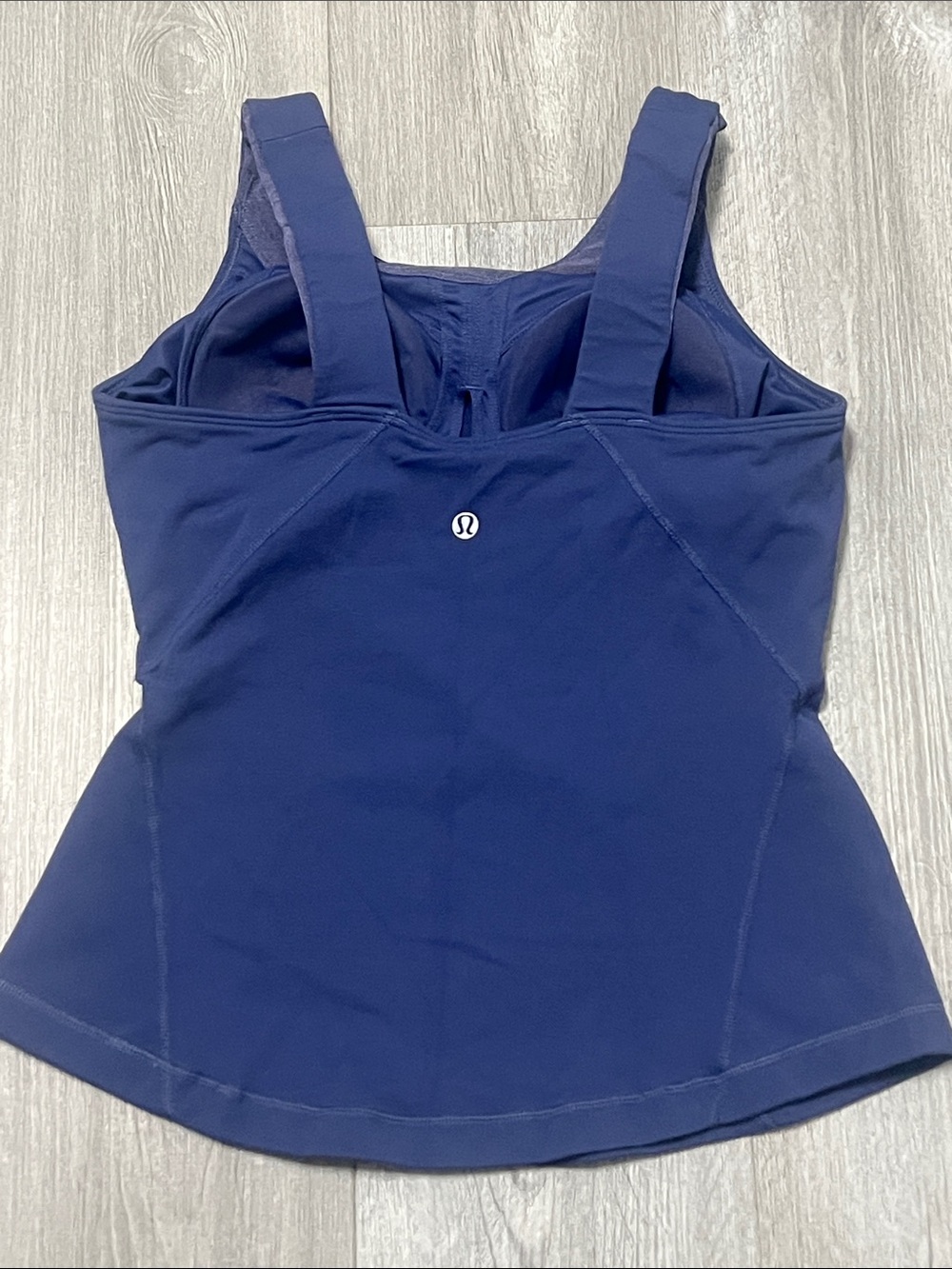 Lululemon with built in adjustable bra / navy blue/ size 6